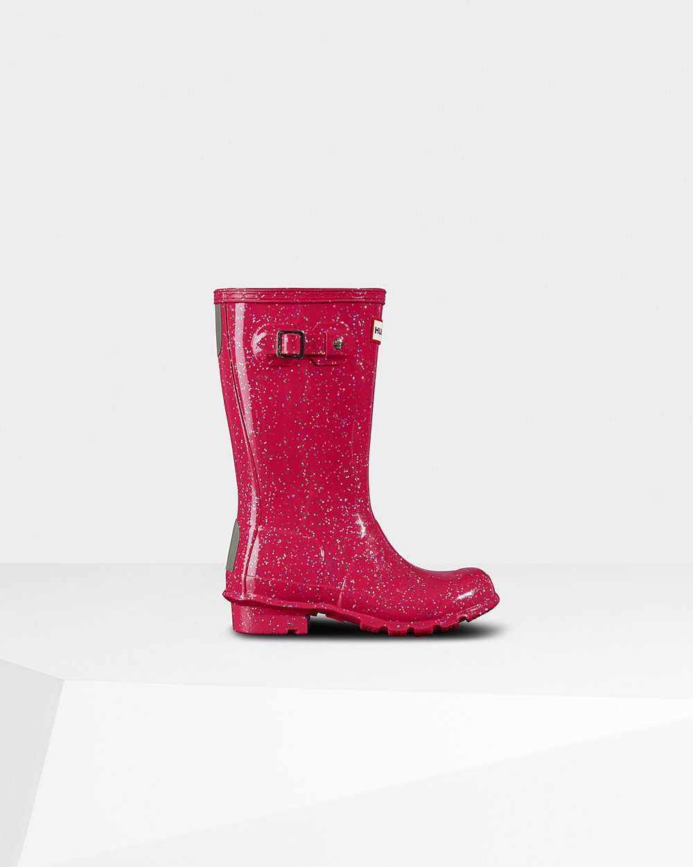 Galochas Hunter Criança Rosa - Original Big Giant Glitter - 47JSVATYC